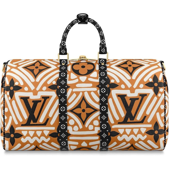 Louis Vuitton Keepall Bandouliere 45 Crafty Brown Monogram Weekend Travel Bag - Picture 5 of 11